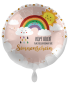 Preview: Folienballon - Kopf hoch! Nach Regen kommt Sonnenschein - ø 43cm